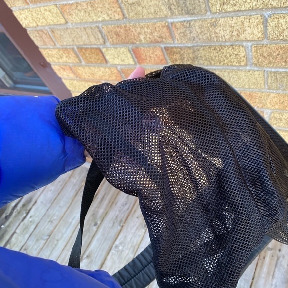 Vintage 2003 White Tag Nike Mesh Backpack Black - Picture 15 of 15